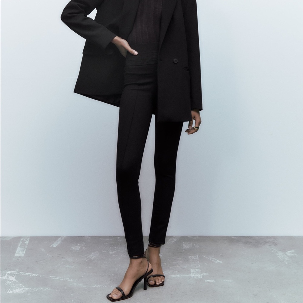 Zara high-waisted legging pants
